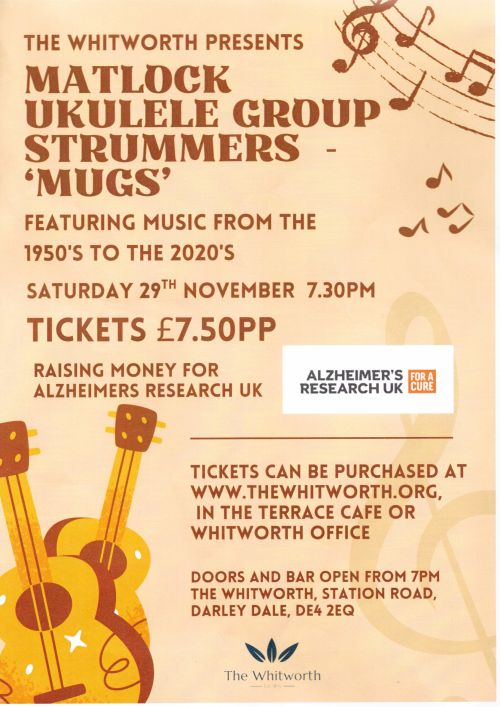 MUGS concert poster MUGS concert poster